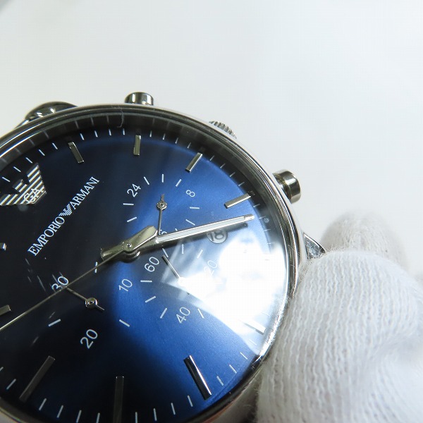 実際に弊社で買取させて頂いたEMPORIO ARMANI/エンポリオアルマーニ クォーツ腕時計 ブレスレット付き AR-80038の画像 4枚目