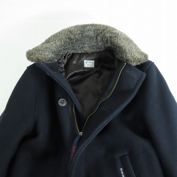 実際に弊社で買取させて頂いたBLUE BLUE/ブルーブルー ハリウッドランチマーケット ウール ジャケット/ブルゾン 700023-101/Mの画像 2枚目