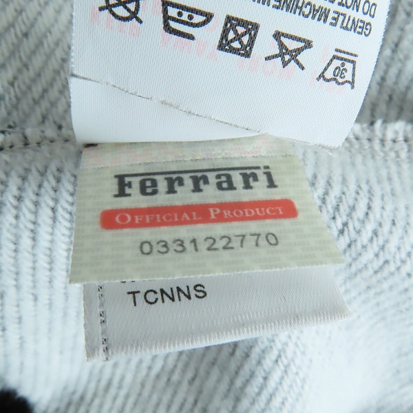 実際に弊社で買取させて頂いたPUMA×Ferrari/プーマ×フェラーリ ジップアップジャケット 560956 XLの画像 4枚目