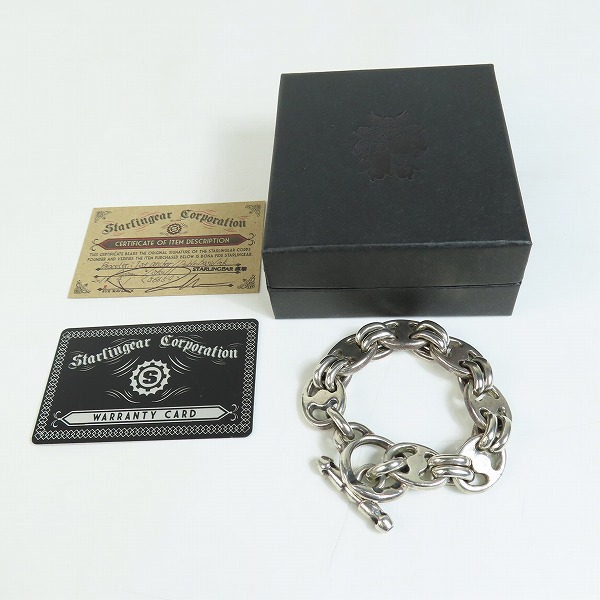 実際に弊社で買取させて頂いた【ギャラ付き】STARLINGEAR/スターリンギア 1stアンカー ダブルベーシックリンク ブレスレットの画像 8枚目