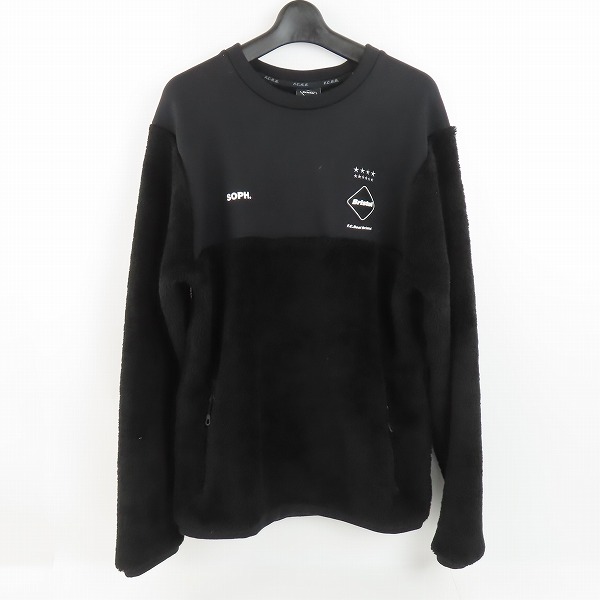 実際に弊社で買取させて頂いたF.C.Real Bristol/エフシーレアルブリストル POLARTEC FLEECE HYBRID CREWNECK TOP/フリースジャケット FCRB-212051/M