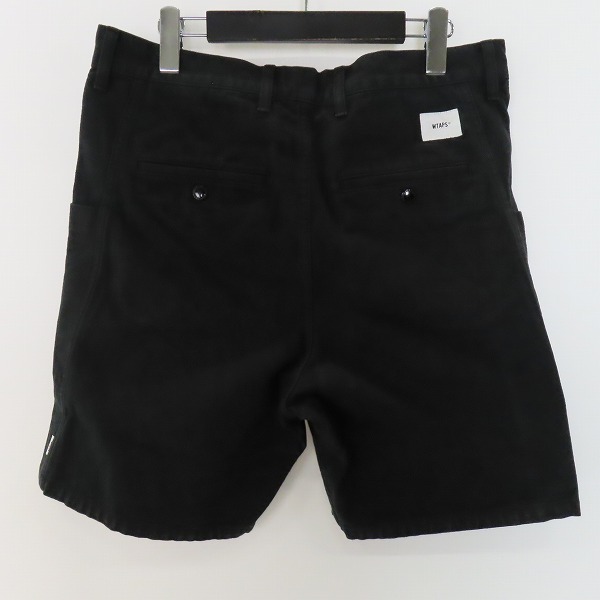 実際に弊社で買取させて頂いたWTAPS/ダブルタップス UDT SHORTS/ハーフパンツ/ショーツ 黒 201BRDT-PTM06/02の画像 1枚目