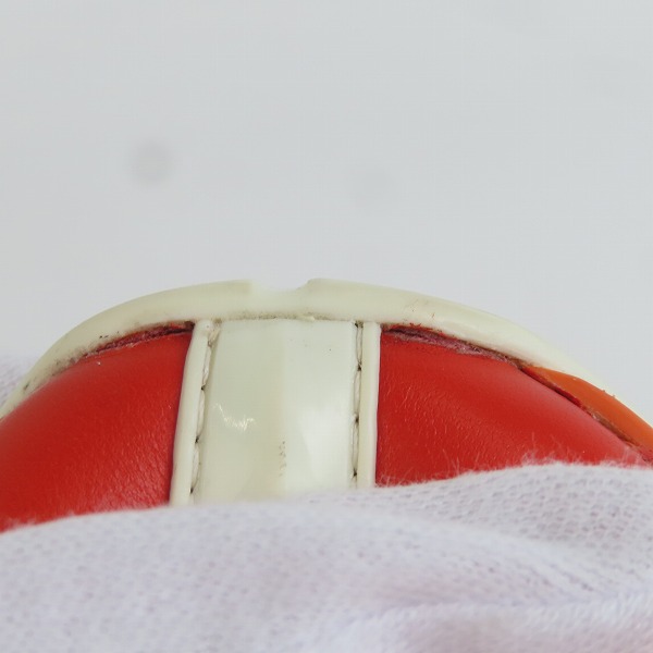 実際に弊社で買取させて頂いたJIMMY CHOO/ジミーチュウ Cosmos/コスモス スニーカー オレンジ/42の画像 6枚目