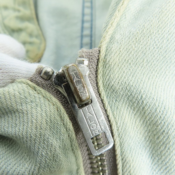 実際に弊社で買取させて頂いたunused/アンユーズド ハーフジップデニムシャツ/2の画像 5枚目