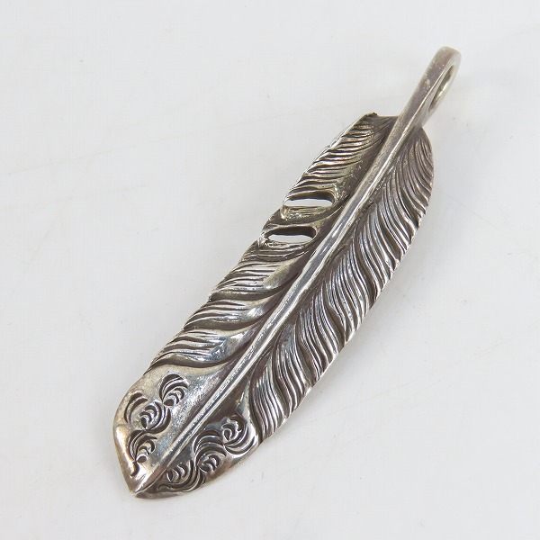 実際に弊社で買取させて頂いたARIZONA FREEDOM/アリゾナフリーダム 70mm 全銀 先唐草/アラベスク フェザー