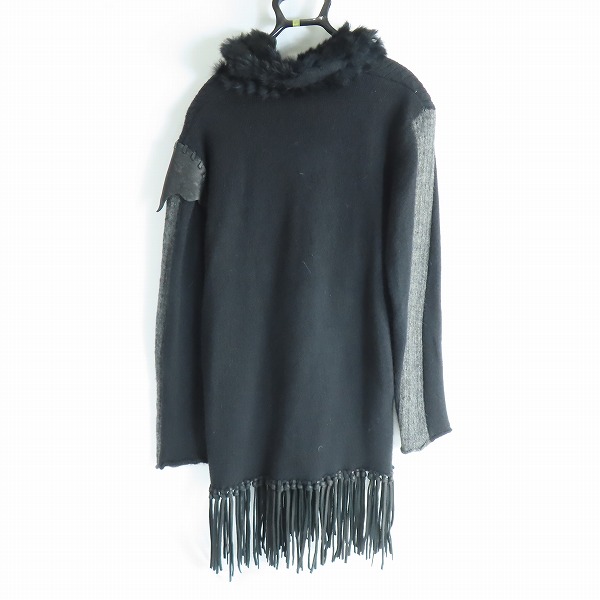 実際に弊社で買取させて頂いたRoen/ロエン 切替 ニットロングカーディガン 50の画像 1枚目