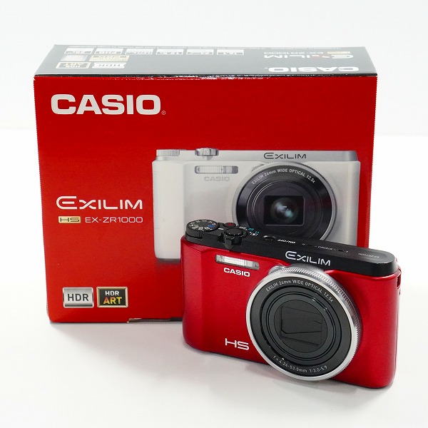 実際に弊社で買取させて頂いたCASIO/カシオ EXILIM EX-ZR1000 コンパクトデジタルカメラ 簡易動作確認済み