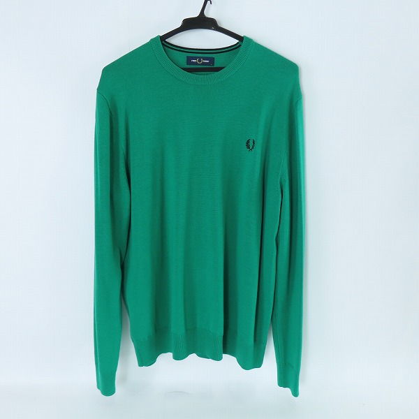 実際に弊社で買取させて頂いたFRED PERRY/フレッドペリー クルーネックセーター グリーン K7601/L