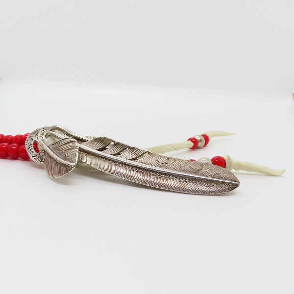 実際に弊社で買取させて頂いたFIRST ARROW'S/ファーストアローズ フェザー/メディスンホイール ビーズペンダントの画像 3枚目