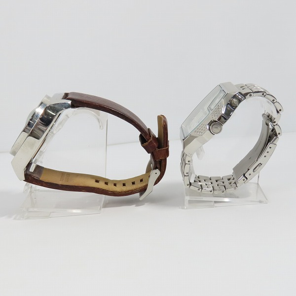 実際に弊社で買取させて頂いたDIESEL/ディーゼル 腕時計/ウォッチ DZ-1416/DZ-1234 2点セット【動作未確認】の画像 1枚目