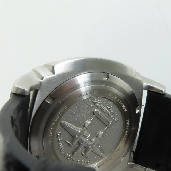 実際に弊社で買取させて頂いたLUMINOX/ルミノックス P-38 LIGHTNING GMT 9420 SERIES/Ref.9421 ウォッチ/腕時計【動作未確認】の画像 4枚目