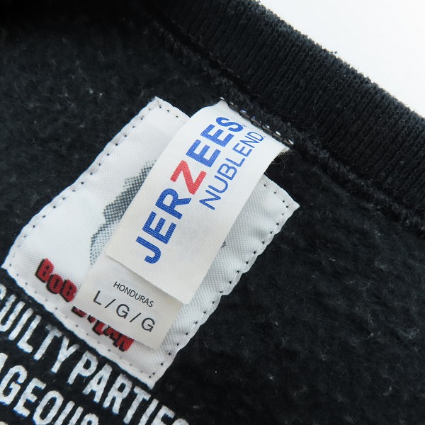 実際に弊社で買取させて頂いたWACKO MARIA × BOB DYLAN/ワコマリア × ボブディラン JERZEES/ジャージーズ スウェット BOBDYLAN-WM-SS02/Lの画像 2枚目