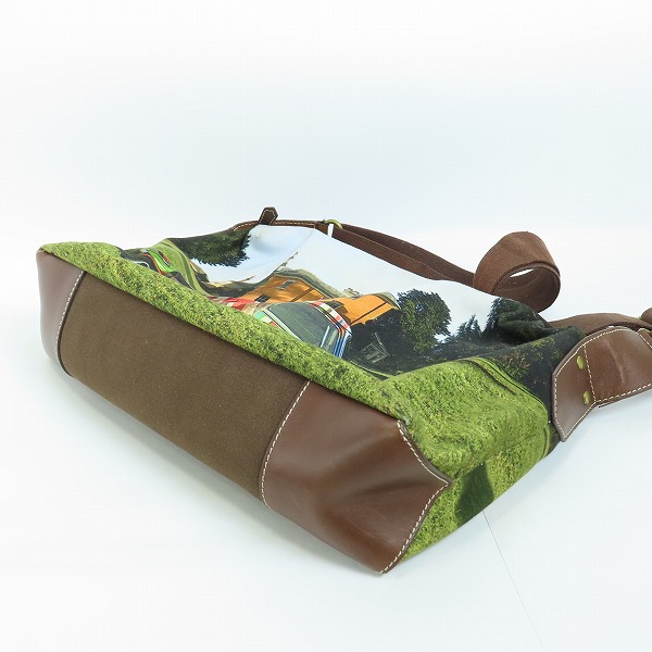 実際に弊社で買取させて頂いたPaul Smith/ポールスミス 転写プリント ショルダーバッグの画像 2枚目