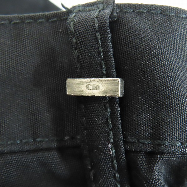 実際に弊社で買取させて頂いたDior Homme/ディオールオム ボタンフライ ブラックパンツ エディ期 5EH1011498/31の画像 7枚目
