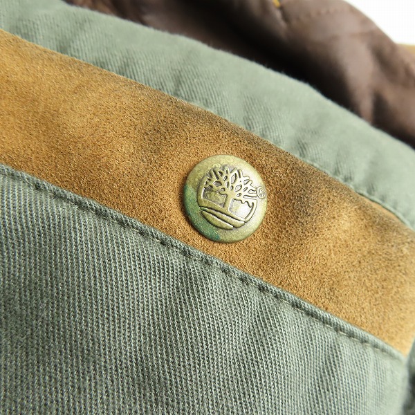 実際に弊社で買取させて頂いたTimberland/ティンバーランド ムートン ジャケット コットン Lの画像 7枚目