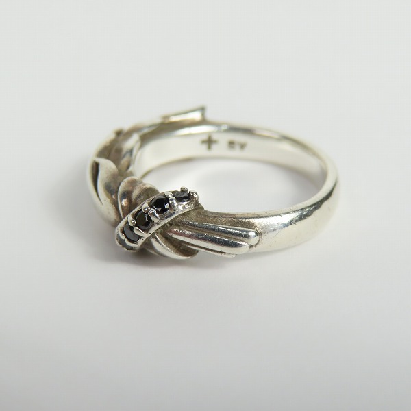 実際に弊社で買取させて頂いたKONRON/コンロン フェザー ストーン リング 9号の画像 2枚目