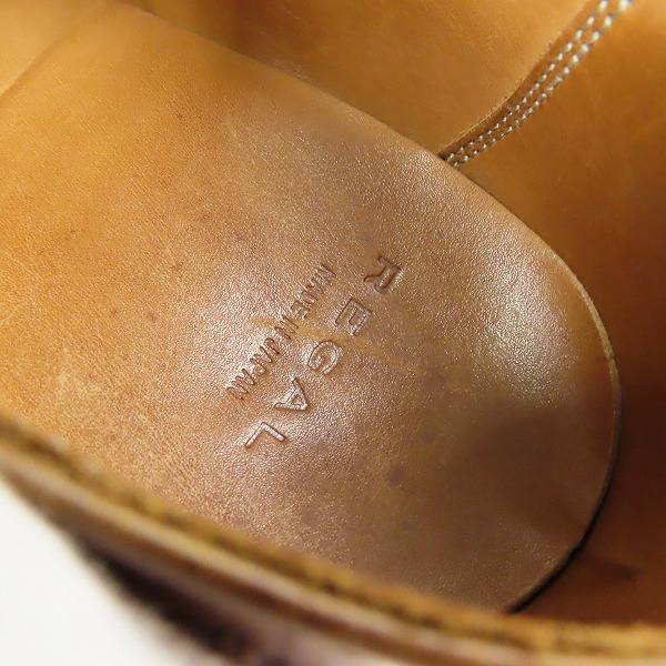 実際に弊社で買取させて頂いたREGAL/リーガル ストレートチップ ビジネスシューズ ドレスシューズ 02AR/26の画像 6枚目