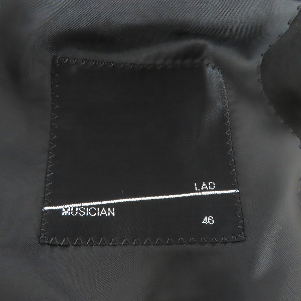 実際に弊社で買取させて頂いたLAD MUSICIAN/ラッドミュージシャン 着物コート 2219-303/46の画像 2枚目