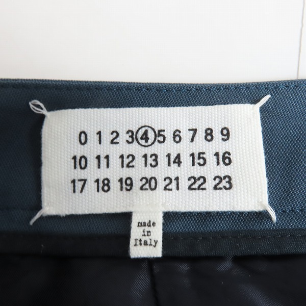 実際に弊社で買取させて頂いたMaison Martin Margiela 4/メゾンマルタンマルジェラ 4 テーパード スラックス S51KA0327 S43966/42の画像 3枚目