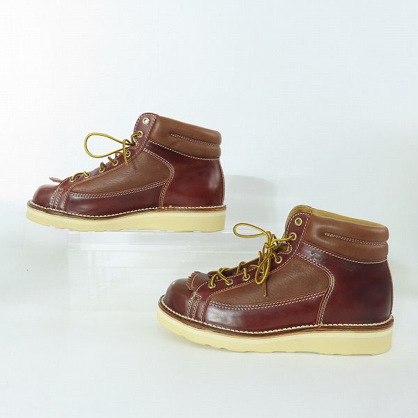 実際に弊社で買取させて頂いたTHE FLAT HEAD/フラットヘッド レザー ワーク ブーツ SKB-05/25の画像 3枚目