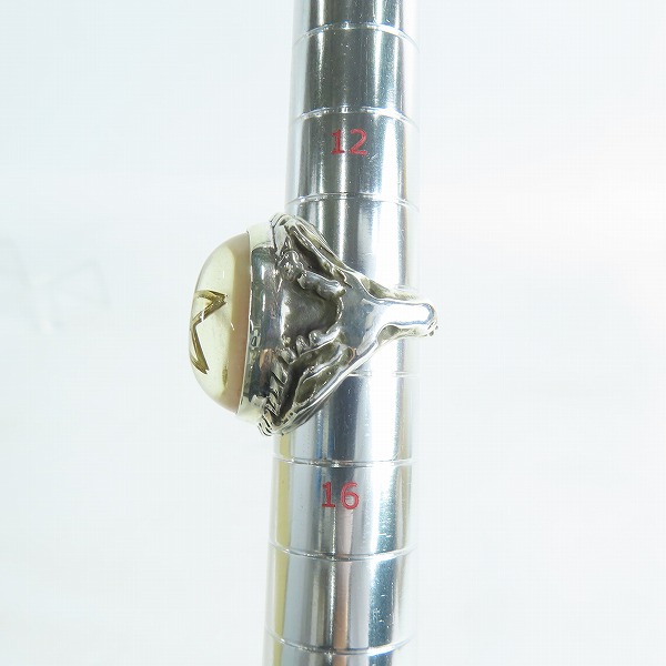 実際に弊社で買取させて頂いたALEX STREETER/アレックスストリーター エンジェルハートリング 18k チェリーブロッサム 桜/14.5号の画像 7枚目