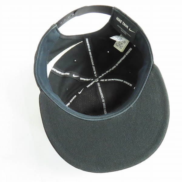 実際に弊社で買取させて頂いたNIKE×F.C.Real Bristol/ナイキ×FCレアルブリストル ビッグロゴ刺繍キャップ 789530-010の画像 4枚目