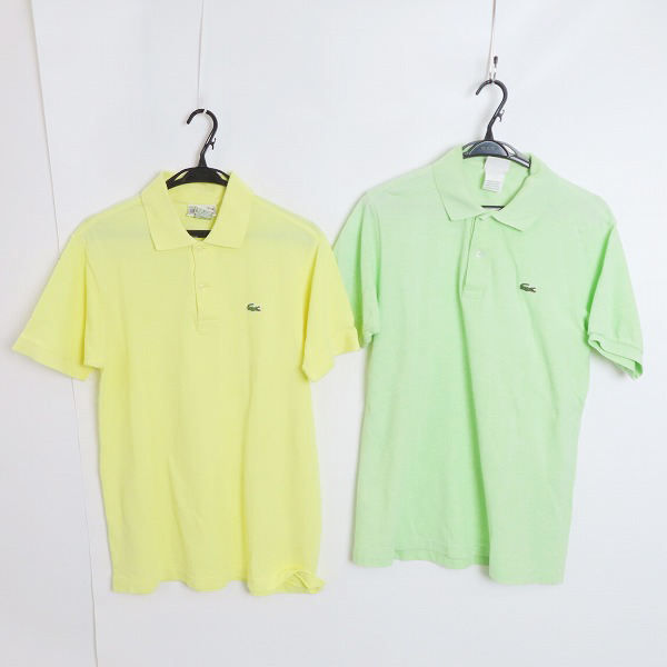 実際に弊社で買取させて頂いたLACOSTE/ラコステ 半袖ポロシャツ 2点セット