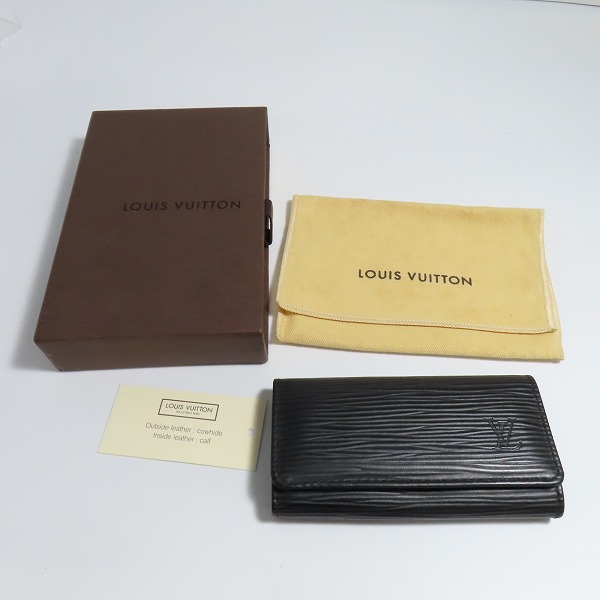 実際に弊社で買取させて頂いたLOUIS VUITTON/ルイヴィトン ミュルティクレ4 エピ 4連 キーケース M63822の画像 8枚目