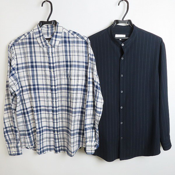 実際に弊社で買取させて頂いたADAM ET ROPE/アダムエロペ ABAHOUSE/アバハウス チェックシャツ/ポケット付きシャツ 2点セット