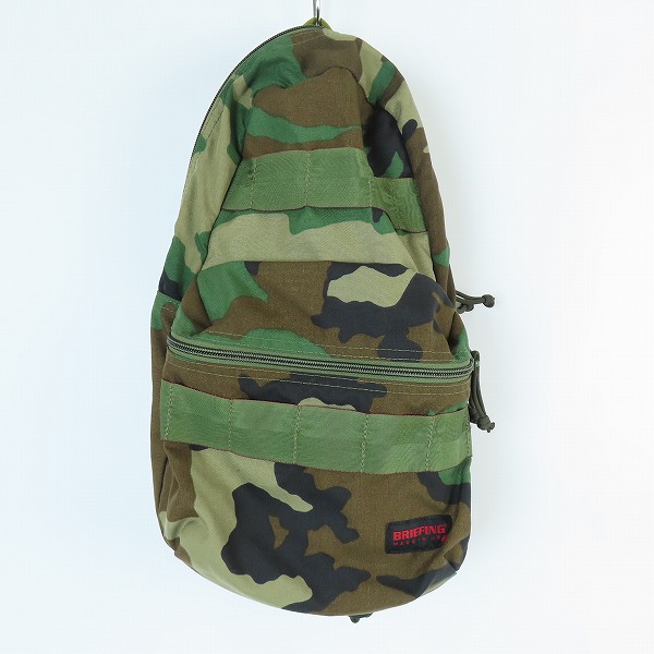 実際に弊社で買取させて頂いたBRIEFING/ブリーフィング ナイロン バックパック/リュック カモフラ