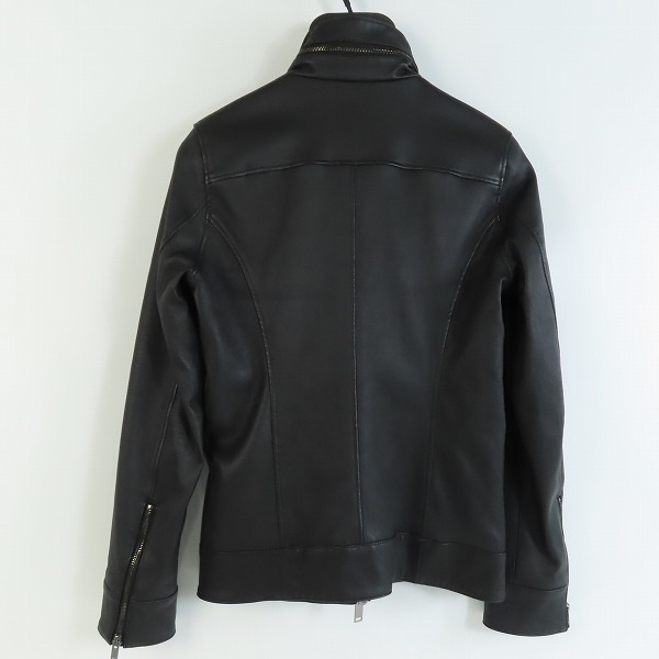 実際に弊社で買取させて頂いたjunhashimoto/ジュンハシモト 羊革/ラムレザー STRETCH INNER RIDERS 1022010001/2の画像 1枚目