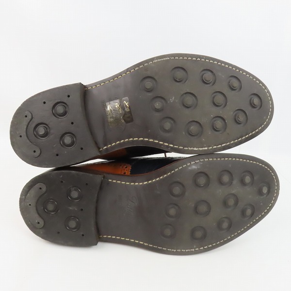実際に弊社で買取させて頂いたTricker's/トリッカーズ KESWICK/ケズウィック ウィングチップ レザーシューズ/革靴 M7292/10の画像 2枚目