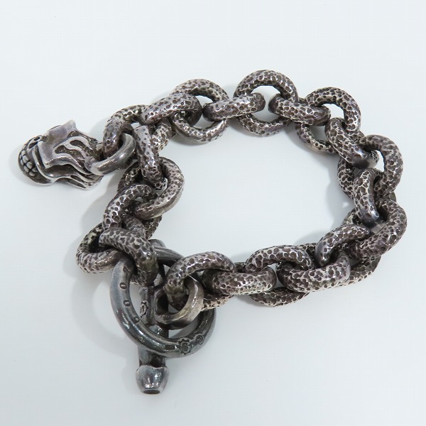 実際に弊社で買取させて頂いた【ギャラ付き】STARLINGEAR/スターリンギア ブレスレットw/フレームスカルの画像 3枚目