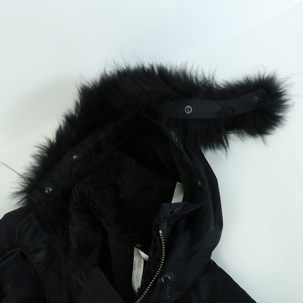 実際に弊社で買取させて頂いたwjk/ダブルジェーケー N3B ファー付き フーディナイロン ジャケット 103 ny03/Mの画像 5枚目