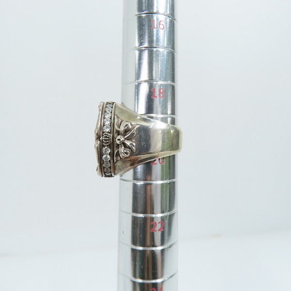 実際に弊社で買取させて頂いたJustin Davis/ジャスティンデイビス Jungle Skull Ring/ジャングルスカルリング SRJ521/19.5-20号の画像 7枚目