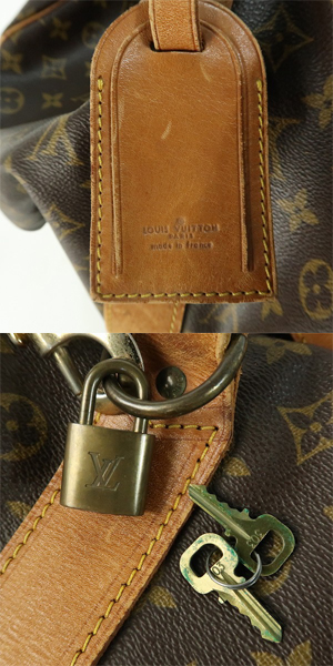 実際に弊社で買取させて頂いたLOUIS VUITTON/ルイヴィトン モノグラム キーポル バンドリエール55 ボストンバッグ M41414の画像 7枚目