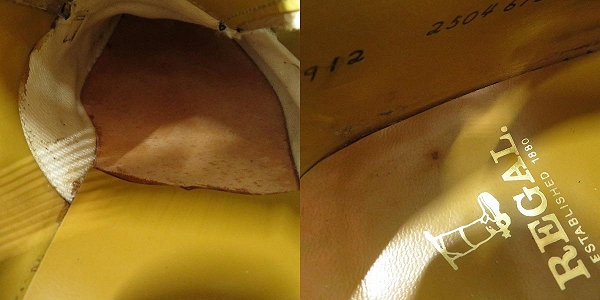 実際に弊社で買取させて頂いたREGAL/リーガル プレーントゥ レザーシューズ/ビジネスシューズ 2504/25.5の画像 6枚目