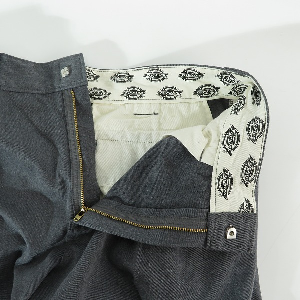 実際に弊社で買取させて頂いた【未使用】Dickies/ディッキーズ タック ワイド チノパンツ 171M40WD04 32の画像 4枚目