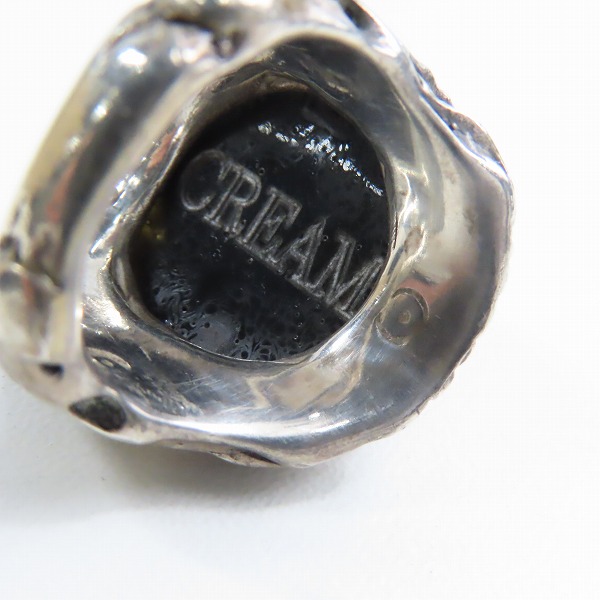 実際に弊社で買取させて頂いたALEX STREETER/アレックスストリーター 初期 ブラックマジックリング ダークサイドリング 12号の画像 5枚目