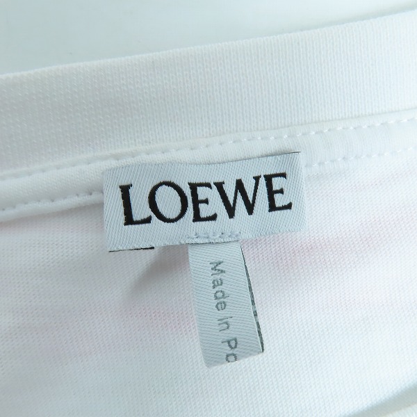 実際に弊社で買取させて頂いた【JPタグ】LOEWE/ロエベ アナグラムフォトコピープリントTシャツ H526Y22X27/XSの画像 2枚目