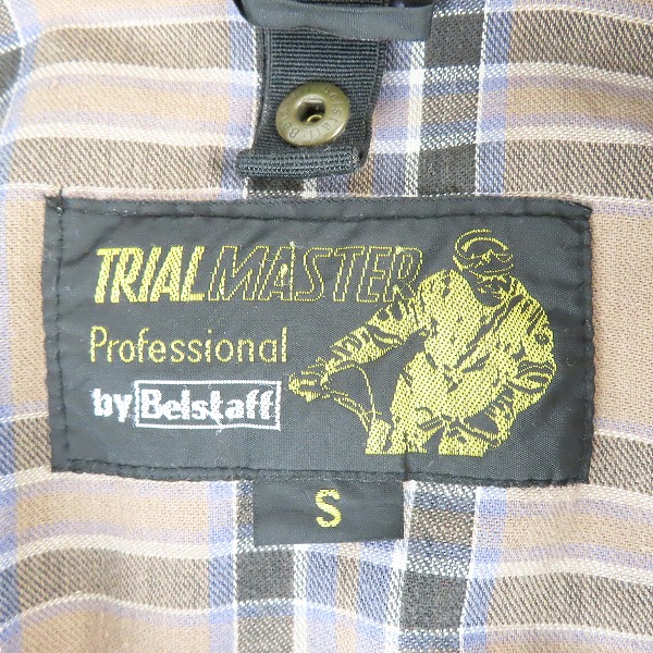実際に弊社で買取させて頂いたBelstaff/ベルスタッフ 60's ビンテージ トライアルマスタージャケット オイルドジャケット/Sの画像 3枚目