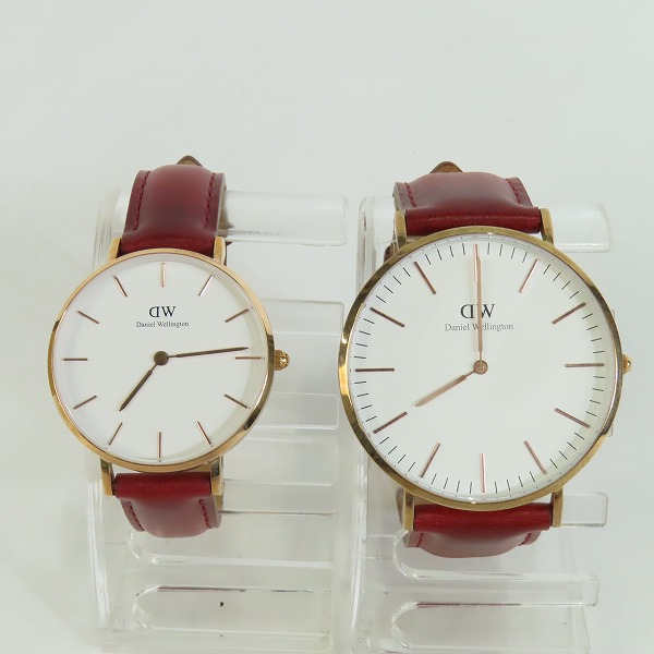 実際に弊社で買取させて頂いたDaniel Wellington/ダニエルウェリントン 腕時計 2点セット【動作未確認】