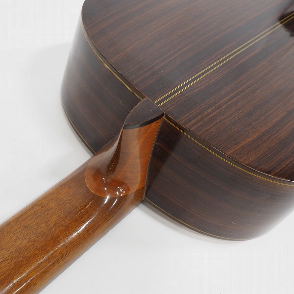 実際に弊社で買取させて頂いた★RYOJI MATSUOKA/松岡良治 LUTHIER Model No.M80 クラシックギター/ガットギター 日本製 ハードケース付の画像 8枚目