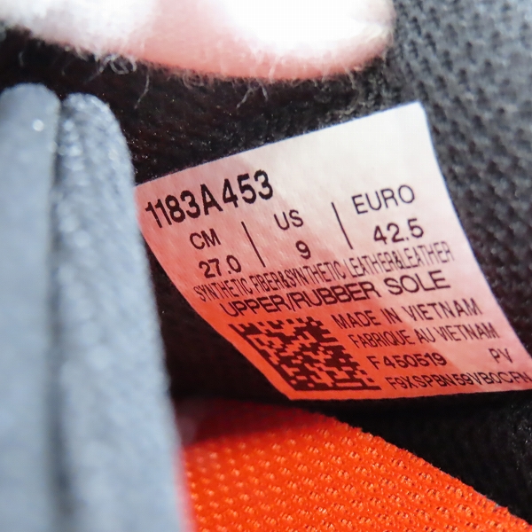 実際に弊社で買取させて頂いた【未使用】Onitsuka Tiger/オニツカタイガー EMPIRICAL LO 2.0/ エンパイリカル ロー 2.0 1183A453-001 ブラック/27の画像 5枚目