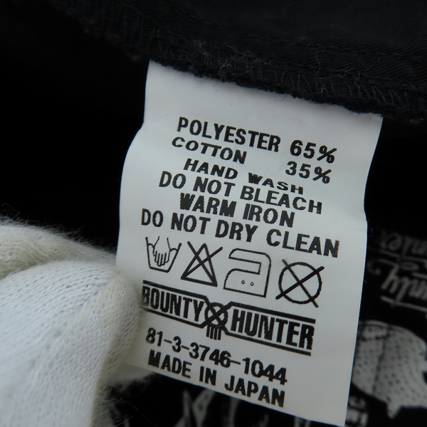 実際に弊社で買取させて頂いたBOUNTY HUNTER/バウンティーハンター サメ/シャーク 総柄 ハーフパンツ/ショートパンツ Lの画像 4枚目