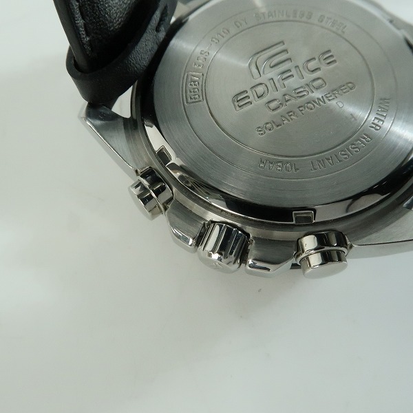 実際に弊社で買取させて頂いたCASIO/カシオ EDIFICE エディフィス ソーラー  腕時計 EQS-910L-1Aの画像 5枚目