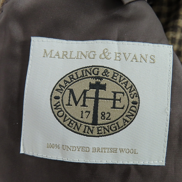 実際に弊社で買取させて頂いたBROOKS BROTHERS/ブルックスブラザーズ MILANO FIT ウールテーラードジャケット 19-15-3470/38SHTの画像 5枚目