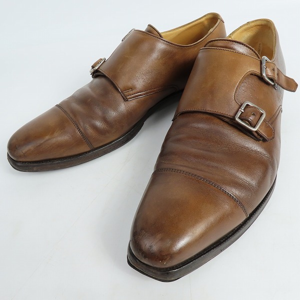 実際に弊社で買取させて頂いたCROCKETT&JONES/クロケット&ジョーンズ LOWNDES/ロウンズ ダブルモンクストラップ シューズ/革靴 5170 /8