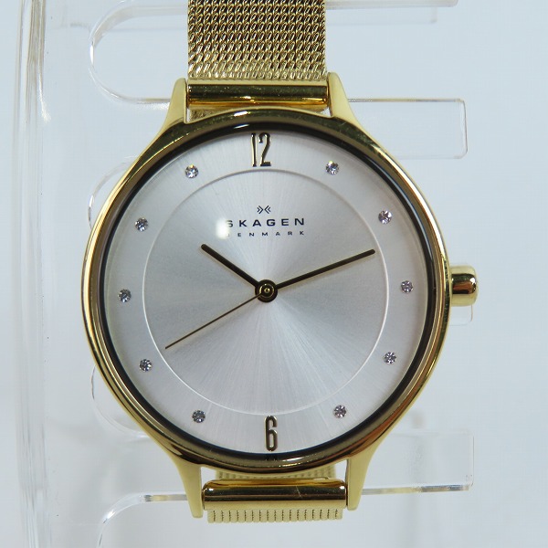 実際に弊社で買取させて頂いたSKAGEN/スカーゲン アニタ クオーツ 腕時計 SKW2150【動作未確認】