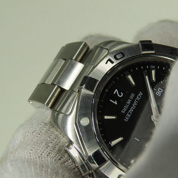 実際に弊社で買取させて頂いたTAG HEUER/タグホイヤー アクアレーサー グランドデイト 39mm WAP111Zの画像 6枚目